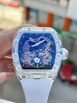 Richard Mille RM 057 "Tourbillon Dragon Jackie Chan Pembe Altın Bezel Siyah Kordon" No. 02 — 4. görsel