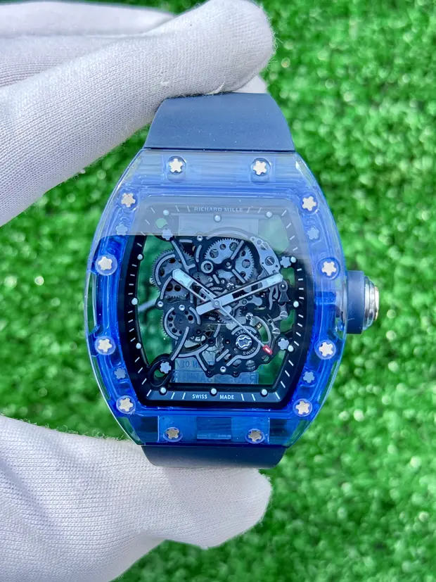 Richard Mille RM 12-01 "Transparan Mavi Kasa Tourbillon"