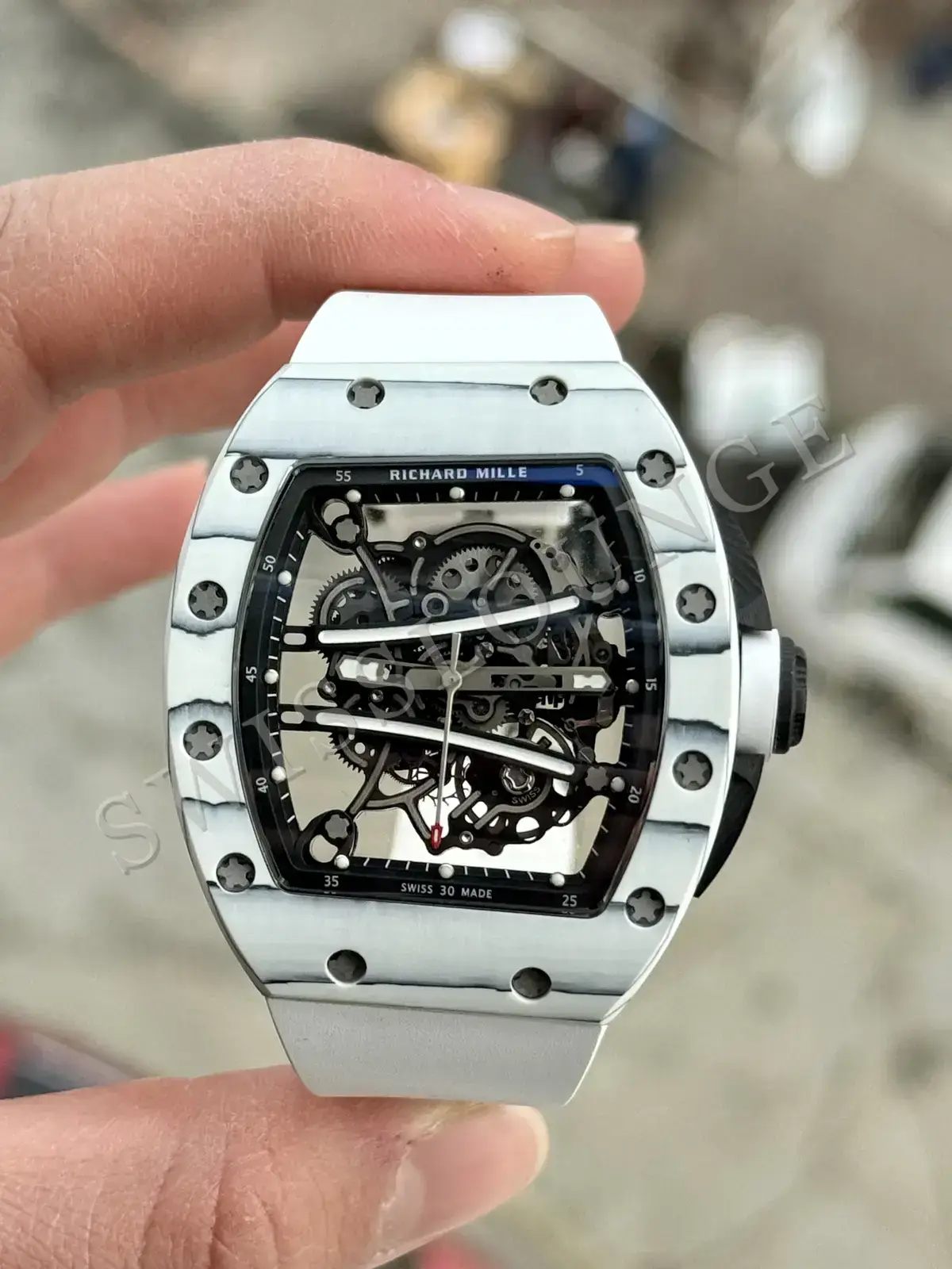 Richard Mille RM 61-01 "White Strap Yohan Blake Limited Edition"