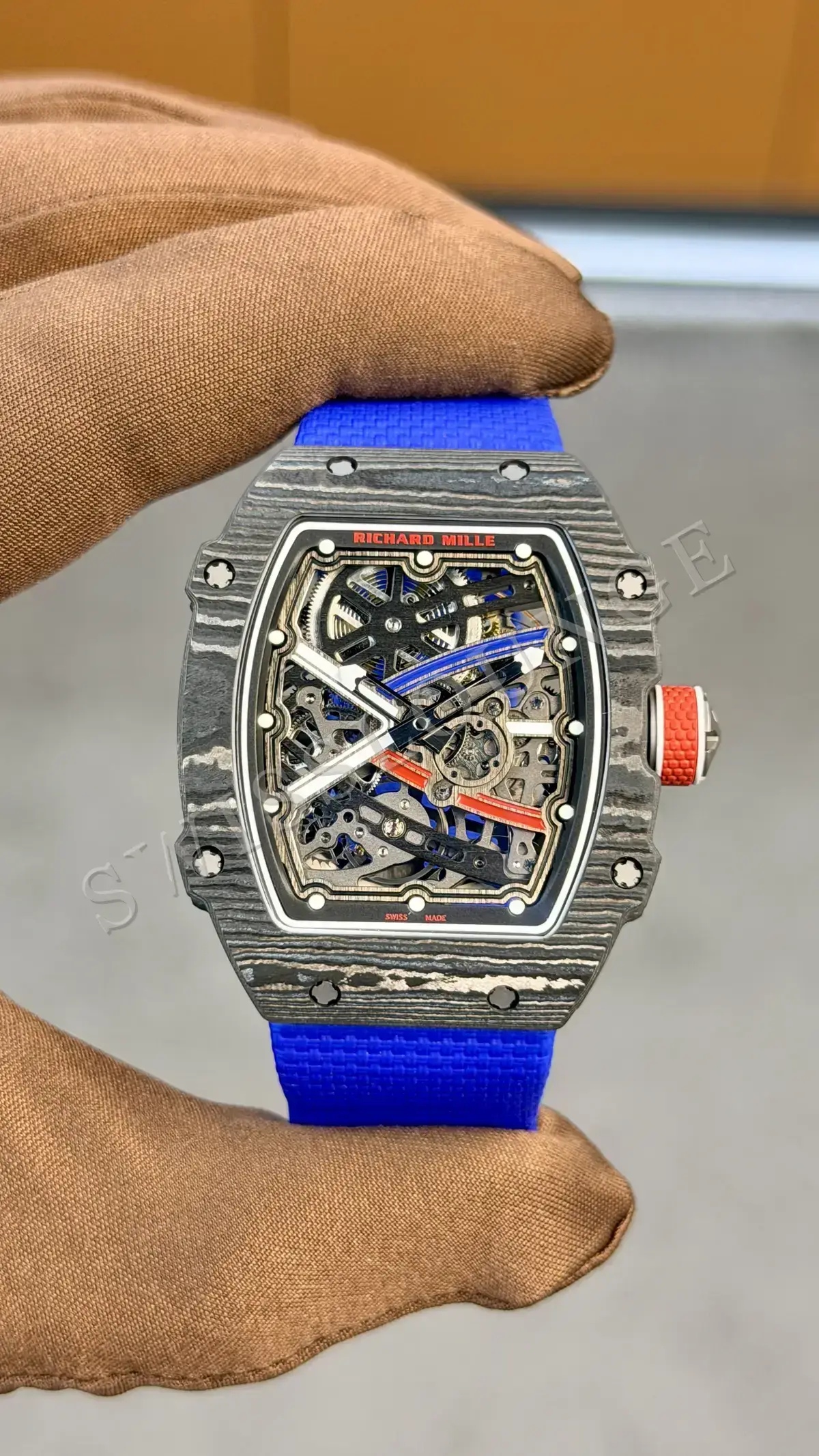 Richard Mille RM 67-02 "Karbon Kasa Mavi Kordon"