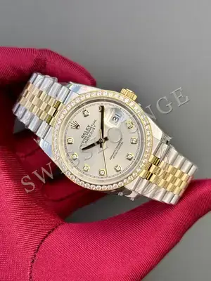 Rolex Datejust 31 mm "Altın Ve Demir Beyaz Diamant" — 2. görsel