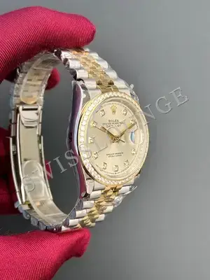 Rolex Datejust 31 mm "Altın Ve Demir Beyaz Diamant" — 5. görsel