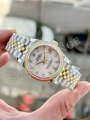 Rolex Datejust 31 mm "Lady Sarı Altın Beyaz Gümüş Beyaz Zeytin" — 2. görsel