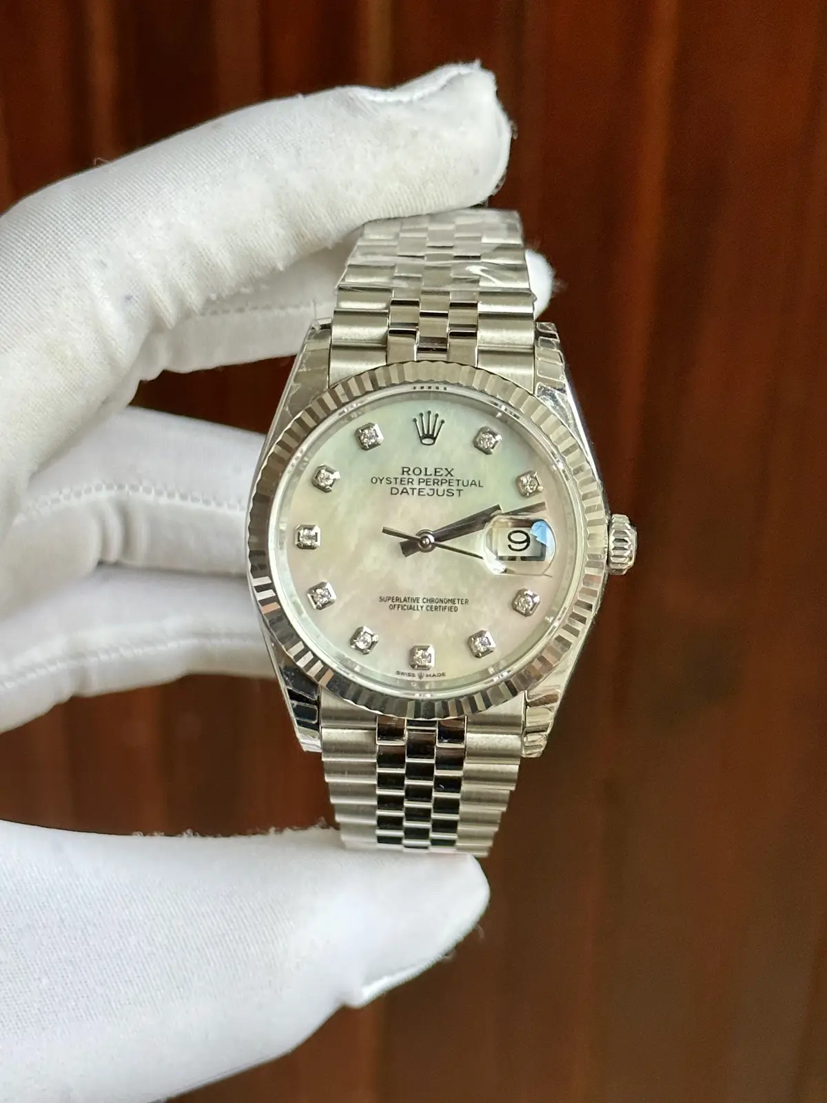 Rolex Datejust 36 mm "MOP Diamond Dial"