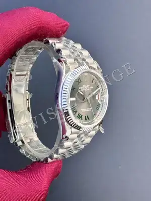Rolex Datejust 36 mm "Palm Green Fluted Bezel Jubile Kordon" 126234 No. 09 — 5. görsel
