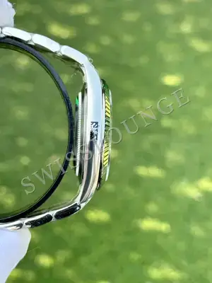 Rolex Datejust 36 mm "Palm Green Fluted Bezel Jubile Kordon" 126234 No. 14 — 5. görsel