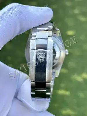 Rolex Datejust 36 mm "Palm Green Fluted Bezel Jubile Kordon" 126234 No. 14 — 7. görsel