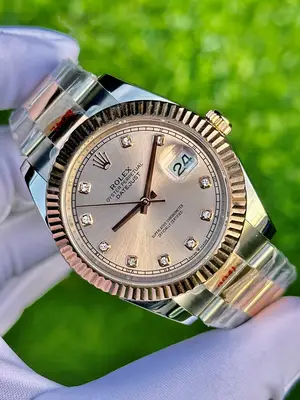 Rolex Datejust 36 mm "Rose Altın Fluted Bezel Arduvaz Kadran" 126231 No. 02 — 2. görsel
