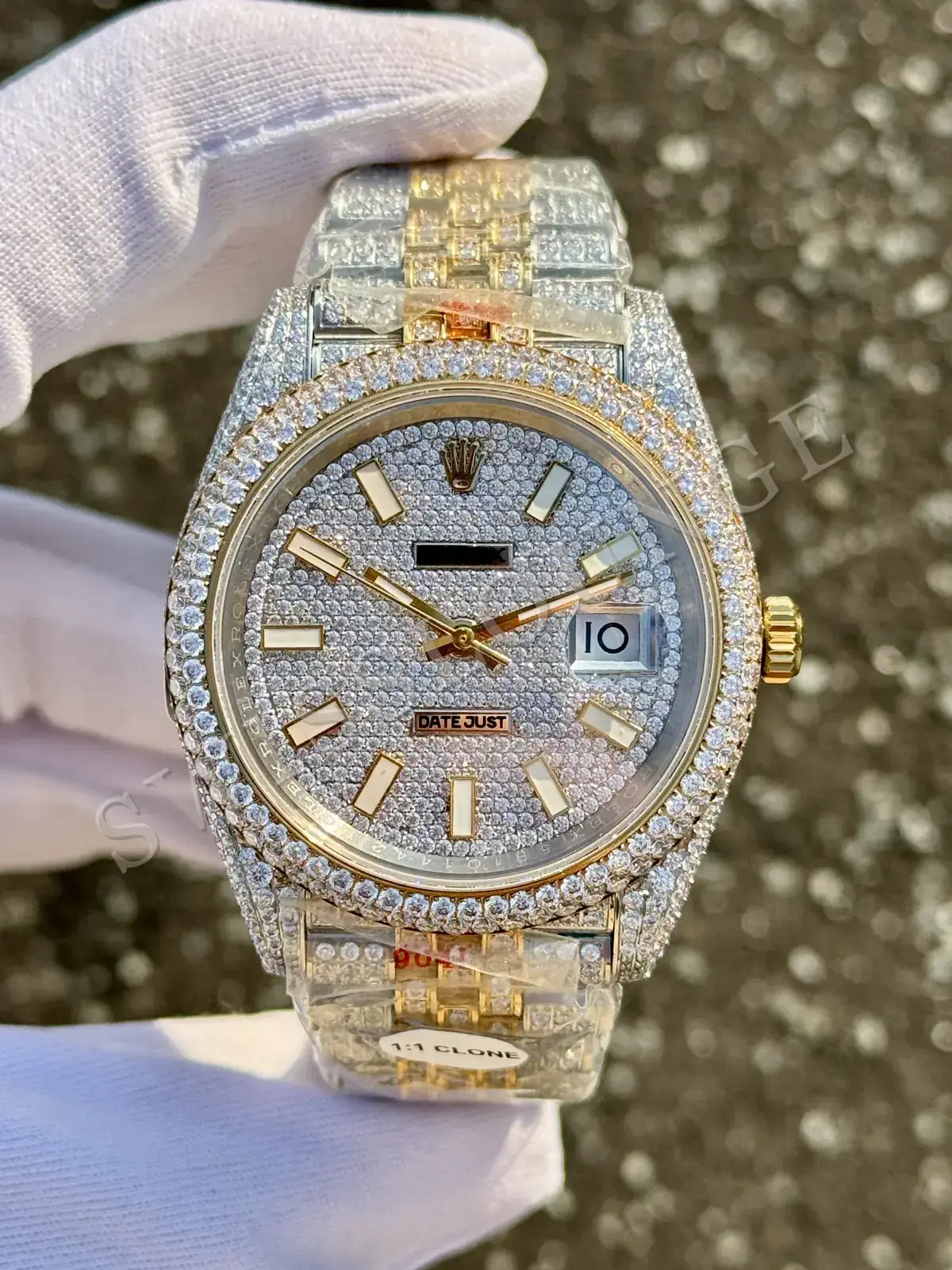 Rolex Datejust 41 mm "Iced Out" No. 04