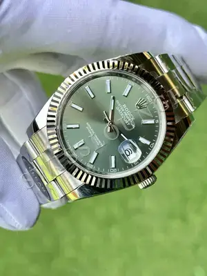 Rolex Datejust 41 mm "Mint Green Tirtikli Bezel Jubile Kordon" 126334 — 3. görsel