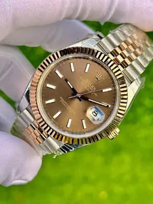 Rolex Datejust 41 mm "Motifli Gri Kadran Jubile Kordon" 126331 No. 02 — 1. görsel