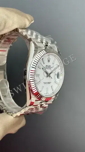Rolex Datejust 41 mm "Taşlı Siyah Kadran Jubile" 126334 No. 03, 5. görsel