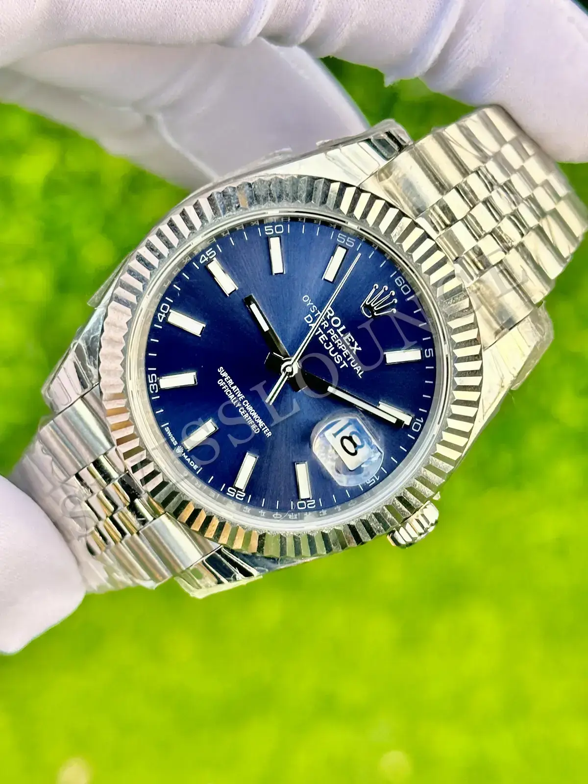 Rolex Datejust 41 mm "Taşlı Siyah Kadran Jubile" 126334