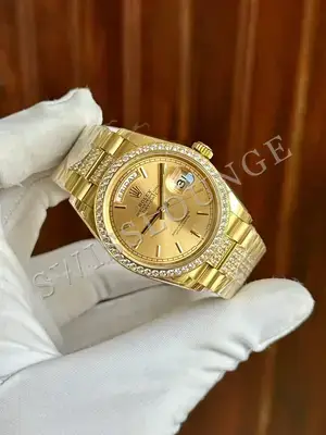 Rolex Day-Date 36 mm "Everose Arduvaz Diamond Kadran Tungsten" 128235 No. 03 — 2. görsel