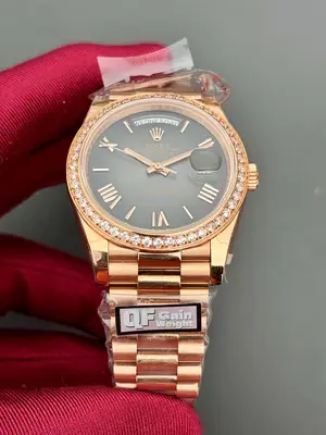 Rolex Day-Date 36 mm "Everose Arduvaz Diamond Kadran Tungsten" 128235 No. 04 — 4. görsel