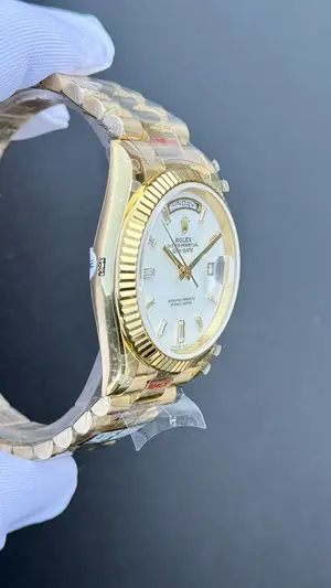 Rolex Day-Date 36 mm "Everose Arduvaz Diamond Kadran Tungsten" 128235 No. 05 — 5. görsel