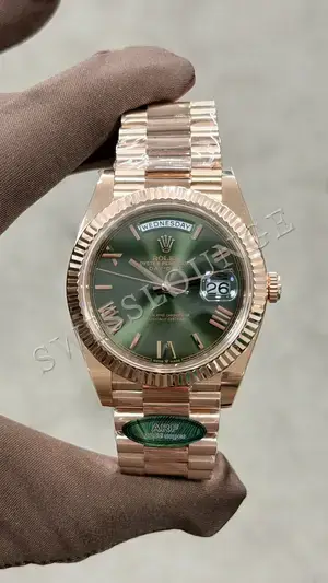 Rolex Day-Date 36 mm "Everose Arduvaz Diamond Kadran Tungsten" 128235 No. 06 — 1. görsel