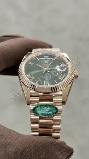 Rolex Day-Date 36 mm "Everose Arduvaz Diamond Kadran Tungsten" 128235 No. 06 — 4. görsel