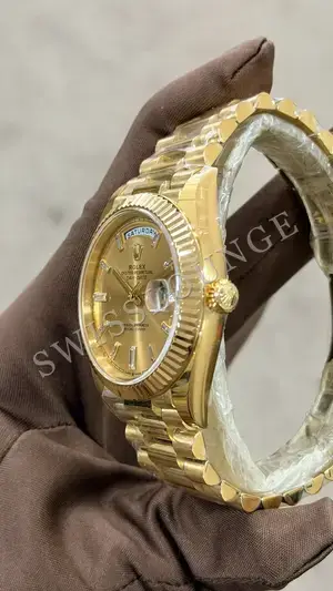 Rolex Day-Date 36 mm "Everose Arduvaz Diamond Kadran Tungsten" 128235 No. 07 — 6. görsel