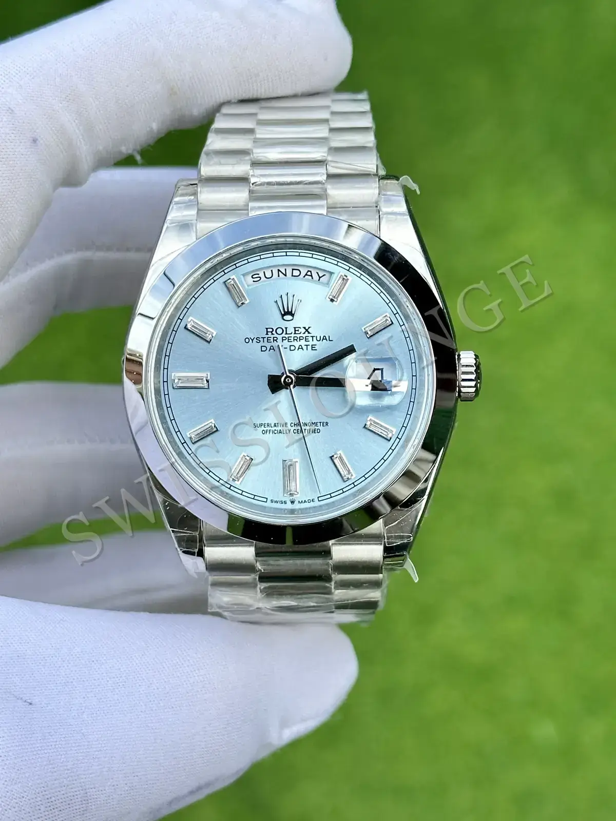 Rolex Day-Date "Ice Blue Roman Dial"