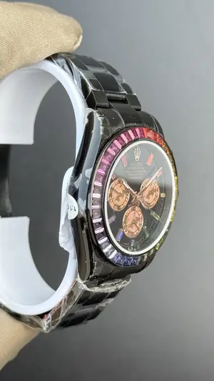 Rolex Daytona "Cosmograph Diw Rainbow Brown Carbon" — 5. görsel