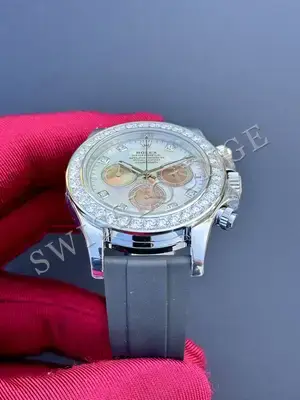 Rolex Daytona "Cosmograph Gri Full Taşlı" — 4. görsel