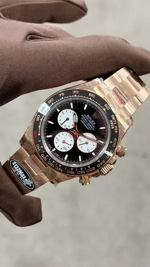 Rolex Daytona "Rakamli Kahve Kadran Çelik" — 3. görsel