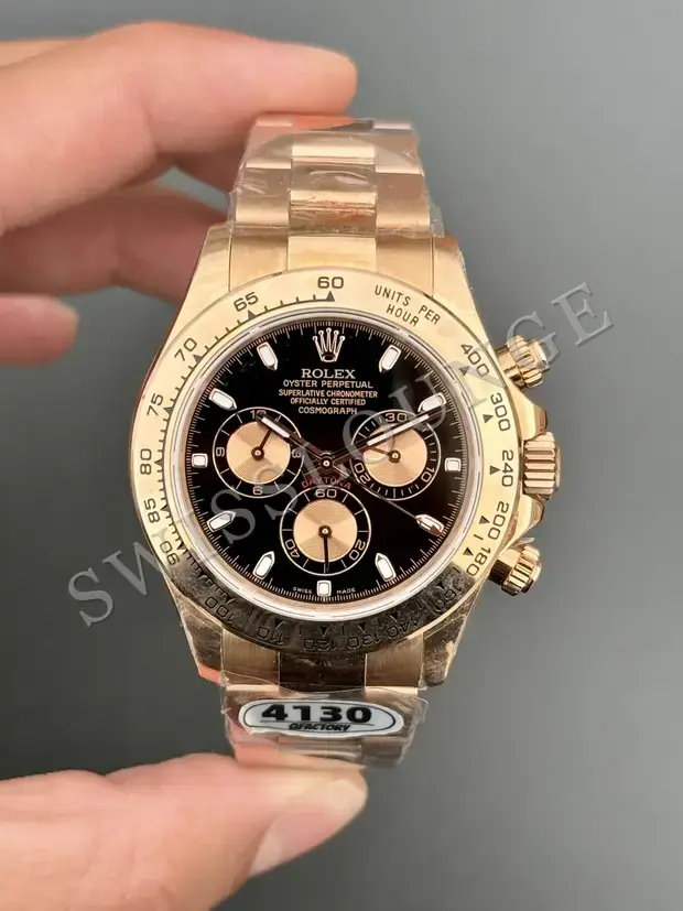 Rolex Daytona "Seramik Bezel Taşlı Siyah Oysterflex Qf" 126518LN No. 01