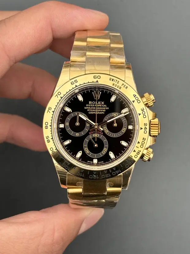 Rolex Daytona "Seramik Bezel Taşlı Siyah Oysterflex Qf" 126518LN No. 02