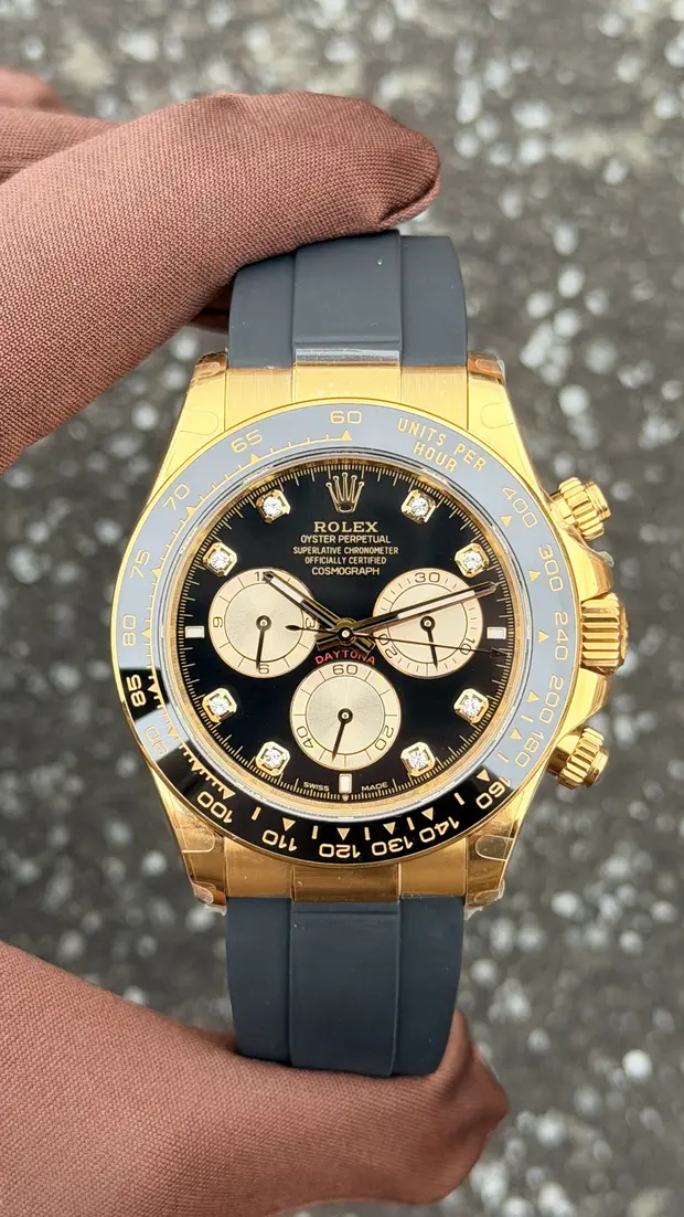 Rolex Daytona "Seramik Bezel Taşlı Siyah Oysterflex Qf" 126518LN No. 04