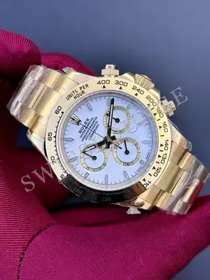 Rolex Daytona "Taşlı Beyaz Kadran Plus" — 2. görsel