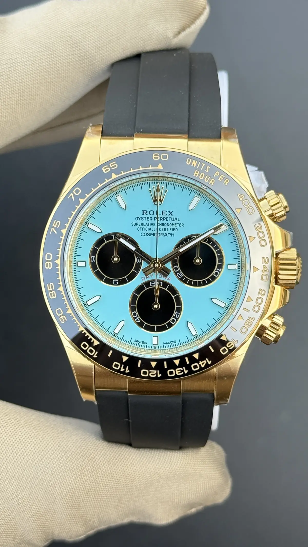 Rolex Daytona "Tiffany Blue Oysterflex" 126518LN No. 12