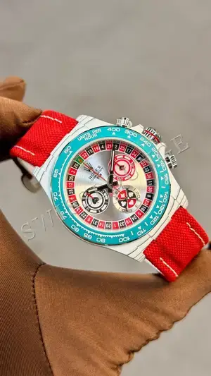 Rolex Daytona "Turkuaz Baget Bezel Kırmızı Kordon" — 4. görsel