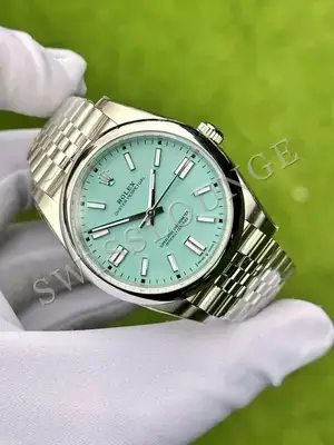 Rolex Oyster Perpetual 41 mm "Yeni Tiffany Jubile" 124300 VSF Factory — 2. görsel