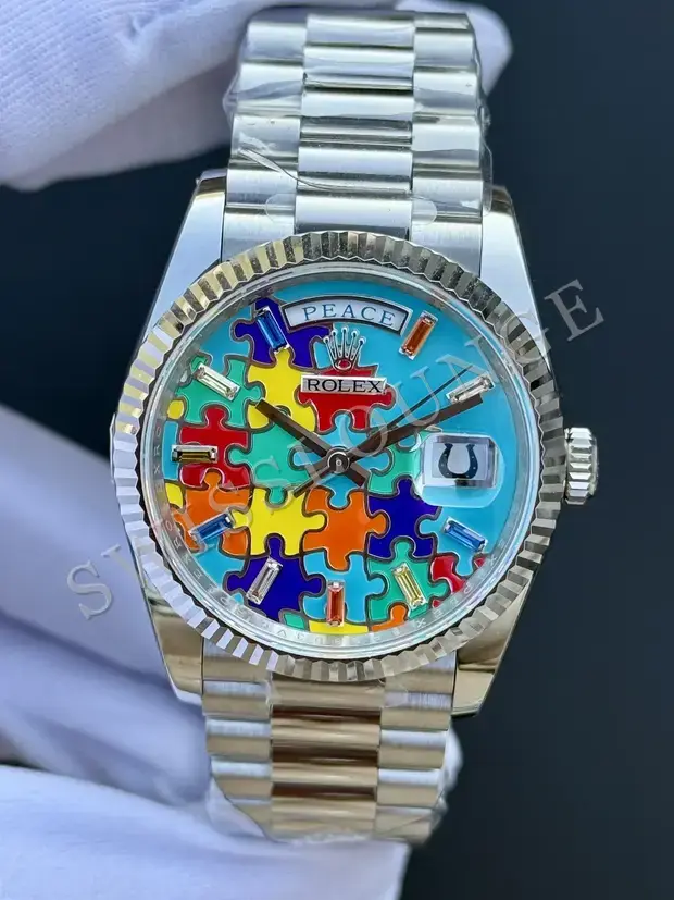 Rolex Oyster Perpetual "Day Date Puzzle Dial"