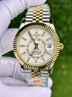 Rolex Sky-Dweller 42 mm "Gold Kadran Cift Renkli Jubile" No. 02 — 1. görsel