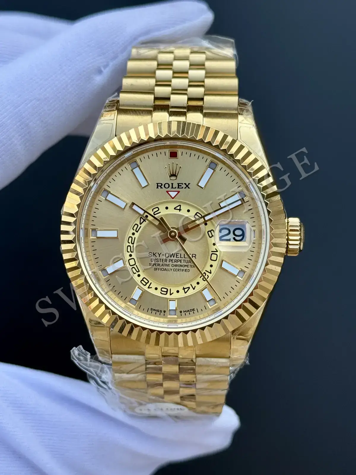 Rolex Sky-Dweller 42 mm "Gold Kadran Cift Renkli Jubile" No. 03