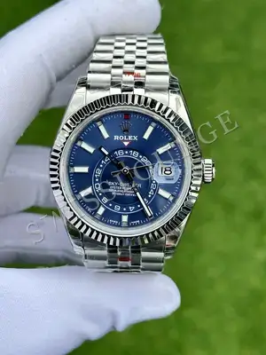 Rolex Sky-Dweller 42 mm "Mavi Kadran Çelik Jubile" — 1. görsel