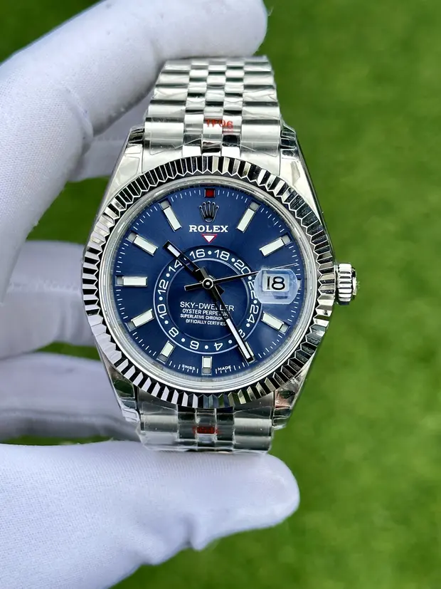 Rolex Sky-Dweller 42 mm "Mavi Kadran Çelik Jubile"