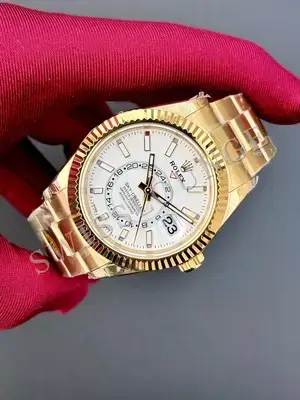 Rolex Sky-Dweller "Sarı Altın Beyaz Roman" — 3. görsel