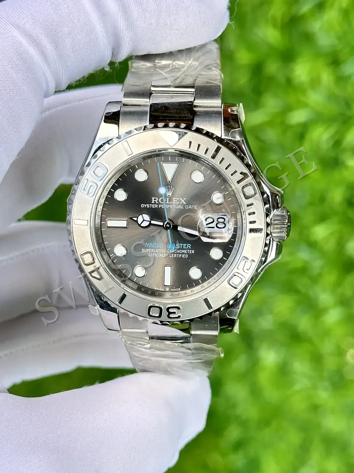 Rolex Yacht-Master 40 mm "Çelik Platin Arduvaz Kadran"