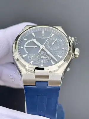 Vacheron Constantin Overseas "Dual Time Mavi Kadran Kauçuk Kordon" — 4. görsel